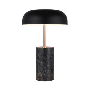 Searchlight TafellampTablu marmer met zwarte kap - EU60709BK