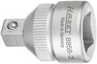 HAZET Verloopstuk 8858-2 · 3/8 inch (10 mm) vierkant hol · 1/4 inch (6,3 mm) vierkant massief · Lengte: 26 mm