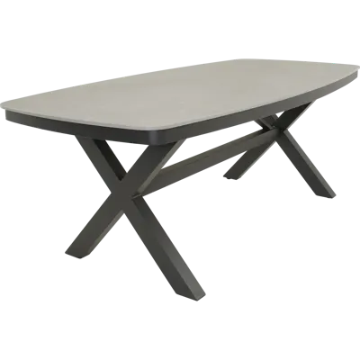 Tafel Davos Deens ovaal 200x100cm