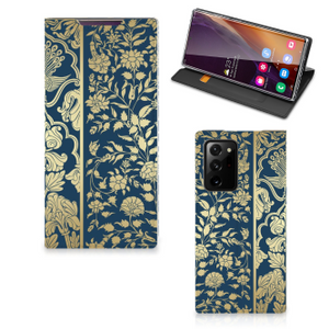 Samsung Galaxy Note 20 Ultra Smart Cover Beige Flowers