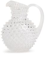 KLIMCHI grande carafe Hobnail en cristal - Blanc - thumbnail