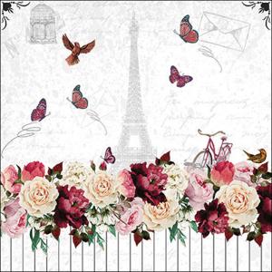 Ambiente Servetten Romantic Paris 33cm