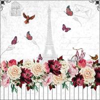 Ambiente Servetten Romantic Paris 33cm