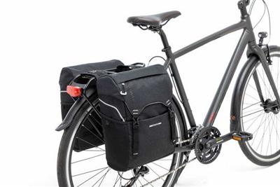 Newlooxs New looxs sports dubbele fietstas zwart/grijs