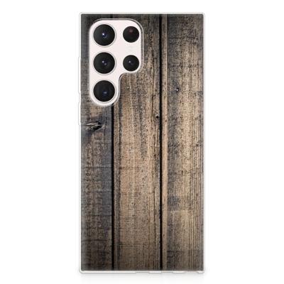 Samsung Galaxy S23 Ultra | Bumper Hoesje | Steigerhout
