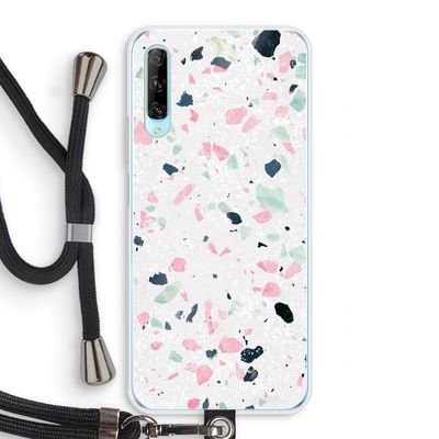 Terrazzo N°3: Huawei P Smart Pro Transparant Hoesje met koord