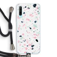 Terrazzo N°3: Huawei P Smart Pro Transparant Hoesje met koord