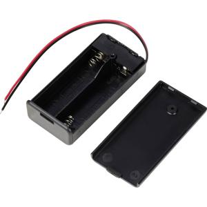TRU COMPONENTS TC-13220620 Batterijhouder 2 AA (penlite) Kabel (l x b x h) 70 x 34.5 x 18.8 mm