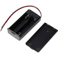 TRU COMPONENTS TC-13220620 Batterijhouder 2 AA (penlite) Kabel (l x b x h) 70 x 34.5 x 18.8 mm