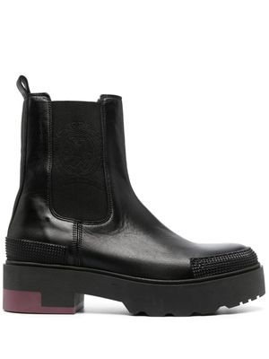 Tommy Hilfiger bottines en cuir - Noir