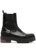 Tommy Hilfiger bottines en cuir - Noir