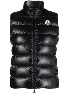 Moncler gilet Ghany à design matelassé - Noir