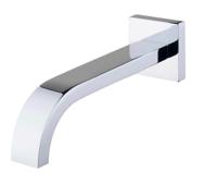 Wiesbaden inbouw-uitloop vierkant 25cm 1/2&apos;&apos; chroom