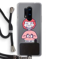 Hartje: OnePlus 8 Pro Transparant Hoesje met koord