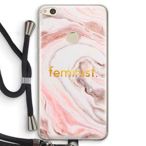 Feminist: Huawei Ascend P8 Lite (2017) Transparant Hoesje met koord