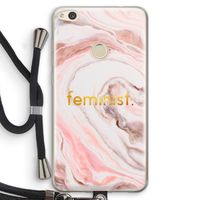 Feminist: Huawei Ascend P8 Lite (2017) Transparant Hoesje met koord
