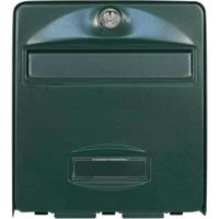 Box Burg Wachter Balthazar Mini 1 Door - Wall - Gegalvaniseerd staal - Totaal opening - Groen - Made in Frankrijk