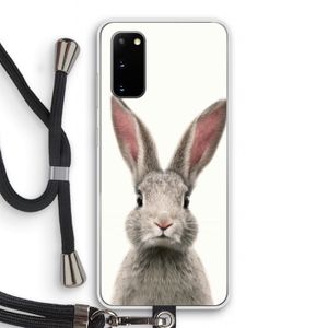 Daisy: Samsung Galaxy S20 Transparant Hoesje met koord