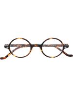 Eyevan7285 lunettes de vue à effet écailles de tortue - Marron