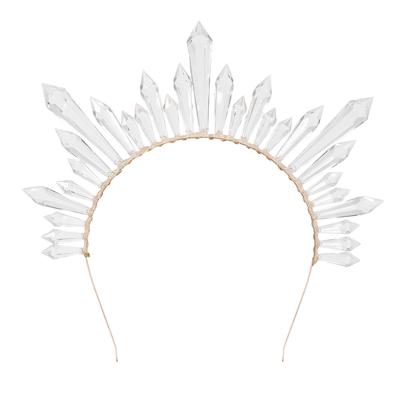 Metalen Diadeem Halo kroon Saphira
