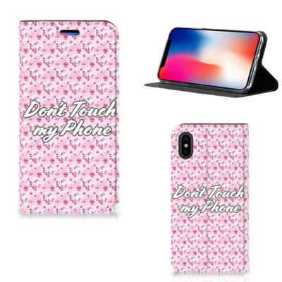 Apple iPhone X | Xs Design Case Flowers Pink DTMP