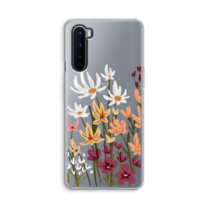 Painted wildflowers: OnePlus Nord Transparant Hoesje