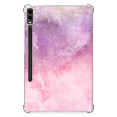 Tablethoes Samsung Galaxy Tab S9 Plus Pink Purple Paint Tablethoes Samsung Galaxy Tab S9 Plus Pink Purple Paint