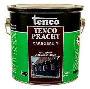 Carbobruin 2,5l pracht verf/beits - tenco