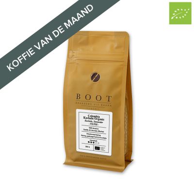Colombia Kachalu Organic Filter-250 gr verpakking