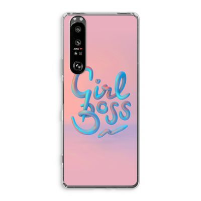 Girl boss: Sony Xperia 1 III Transparant Hoesje