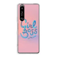 Girl boss: Sony Xperia 1 III Transparant Hoesje
