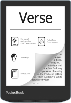 PocketBook Verse 8GB e-Reader blauw