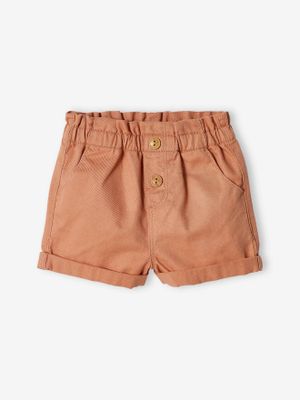Short met elastische taille voor baby's klei