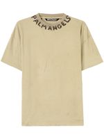 Palm Angels t-shirt à logo Seasonal - Marron