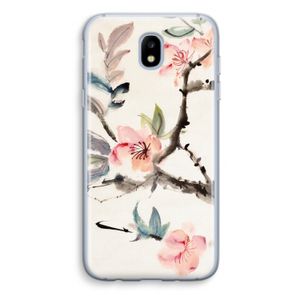 Japanse bloemen: Samsung Galaxy J5 (2017) Transparant Hoesje