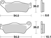 TRW Brake pad mcb 707 sh sintered metal