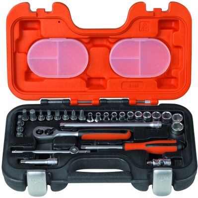 Bahco 1/4" bahco doppenset met bits | S290