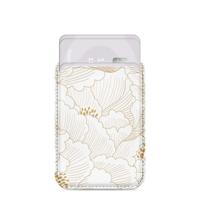 MIO White Roses Magsafe Compatible Card Holder