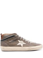 Golden Goose baskets Mid Star à effet usé - Marron