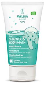 Kids 2-in-1 shampoo & bodywash coole munt