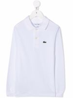 Lacoste Kids polo à patch logo - Blanc