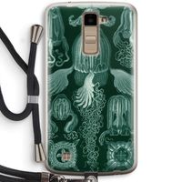 Haeckel Cubomedusae: LG K10 (2016) Transparant Hoesje met koord