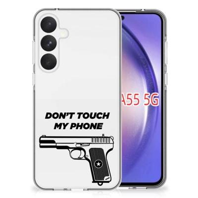 Samsung Galaxy A55 Silicone-hoesje Pistol DTMP Samsung Galaxy A55 Silicone-hoesje Pistol DTMP