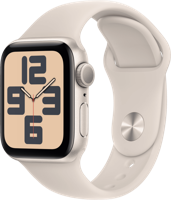 Apple Watch SE OLED 40 mm Digitaal 324 x 394 Pixels Touchscreen Beige Wifi GPS - thumbnail