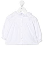 Knot blouse Breeze à manches longues - Blanc