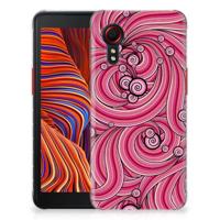 Samsung Galaxy Xcover 5 | Hoesje maken | Swirl Pink