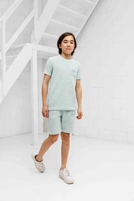 Malelions Signature Towelling Zomerset Kids Lichtblauw - Maat 152 - Kleur: Lichtblauw | Soccerfanshop