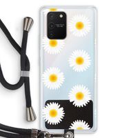 Margrietjes: Samsung Galaxy S10 Lite Transparant Hoesje met koord