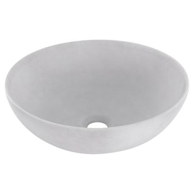 Differnz Slim waskom keramiek | betonlook lichtgrijs | Ø 28.5 x 12.5 cm