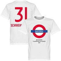 Bayern München Underground T-Shirt + Schweinsteiger 31